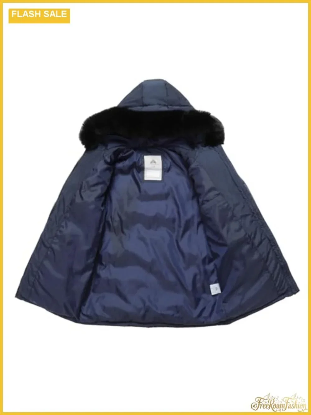 Girls Winter Parka Warm Hooded Puffer Jacket